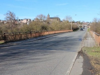 Chantier de réhabilitation du pont de Bauce à Flawinne