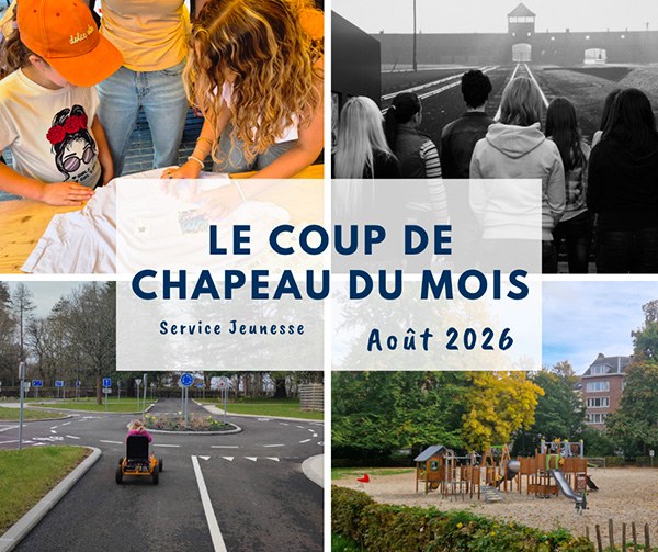 Visuel coup de chapeau au Service Jeunesse - août 2026