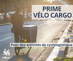 Visuel prime vélo cargo wallonie