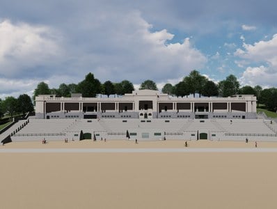 Rénovation du Stade des Jeux et du Théâtre de Verdure en cours