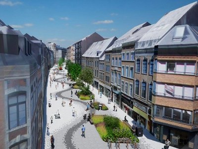 L'extension du piétonnier se poursuit rue de Bruxelles, des Carmes et Cuvelier