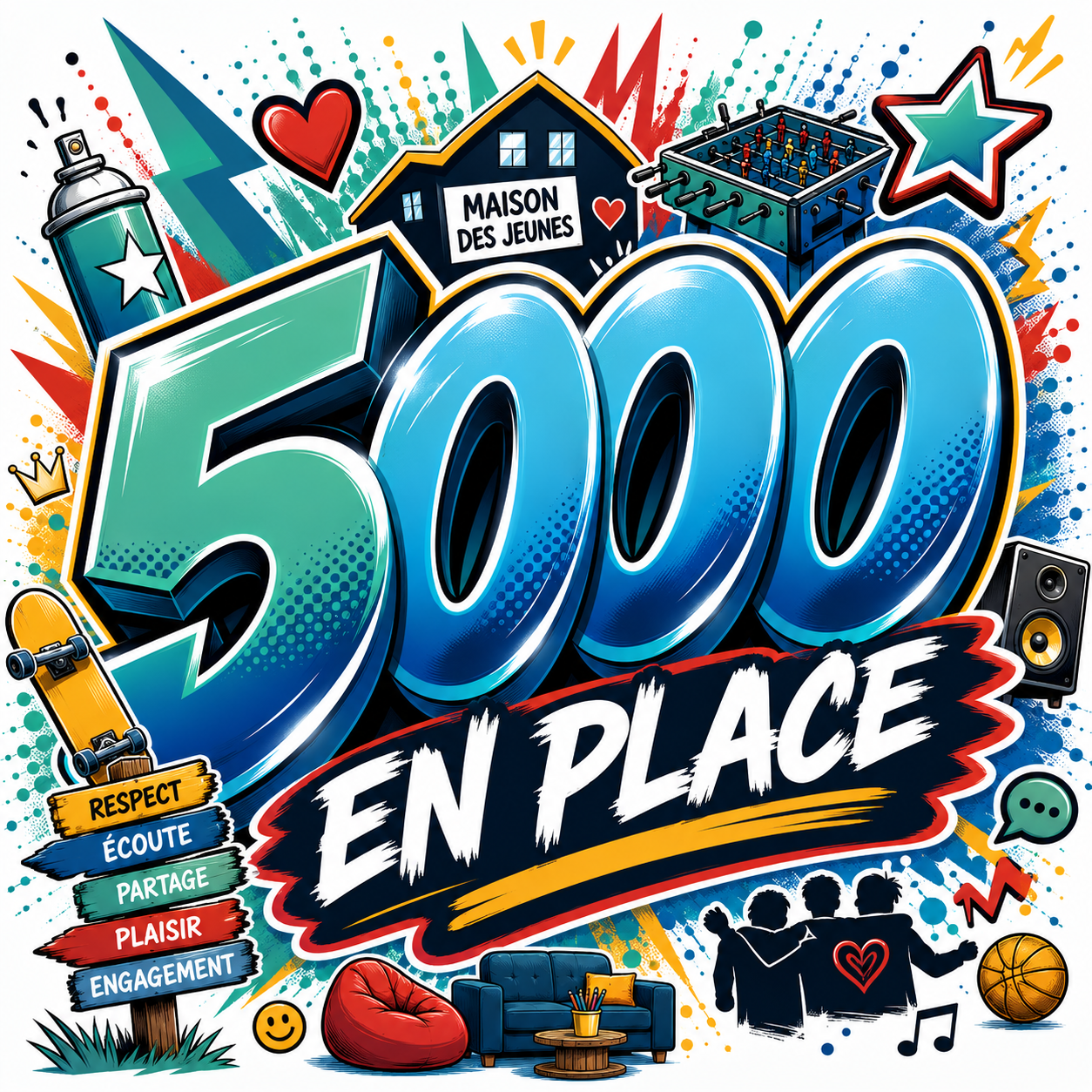 26 07 01 Logo 5000 en place