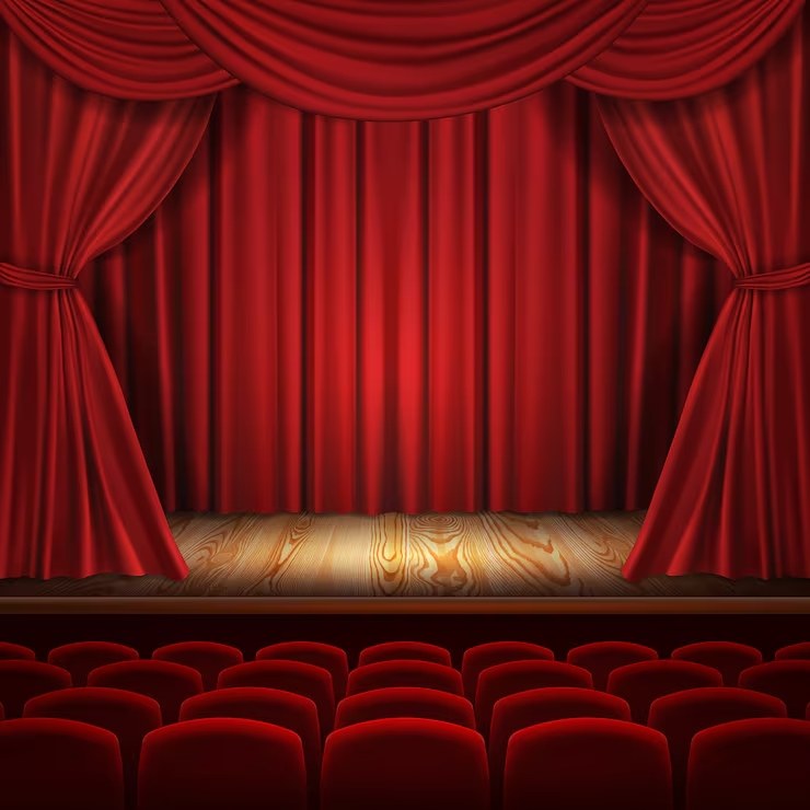 26 10 14 concept theatre rideaux velours rouges luxueux realistes sieges theatre ecarlates 1441 1782