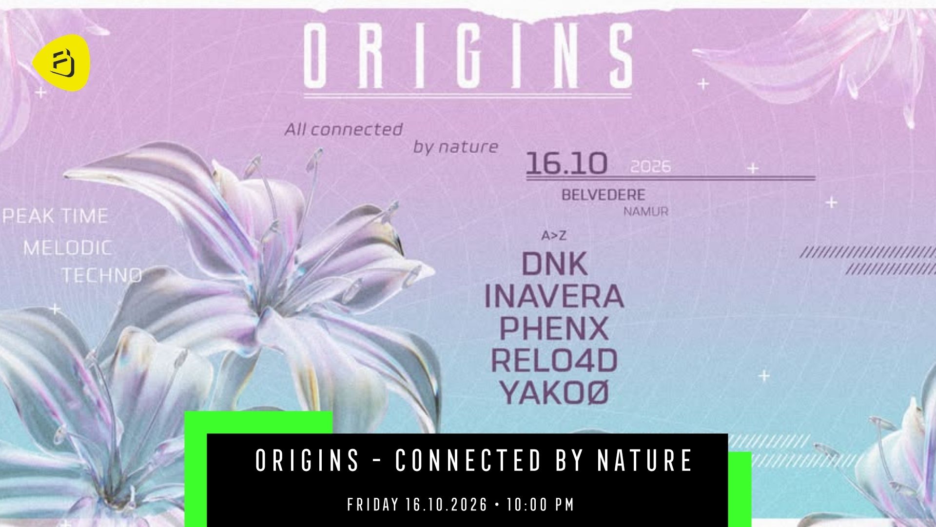 26 10 16  ORIGINS CONNECTED BY NATURE