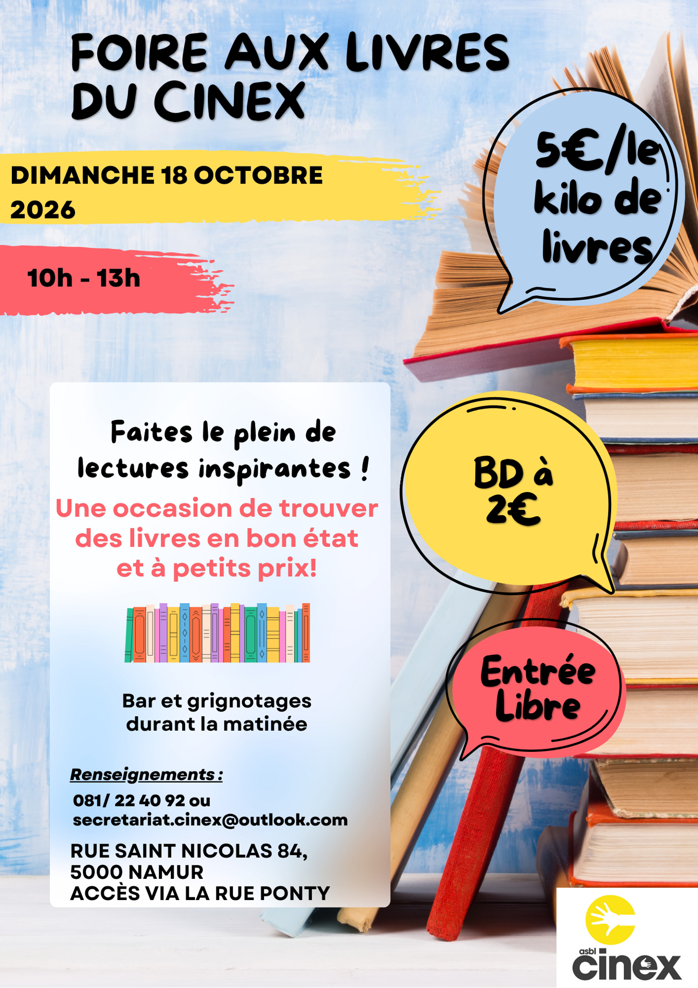26 10 18 Foire aux livres