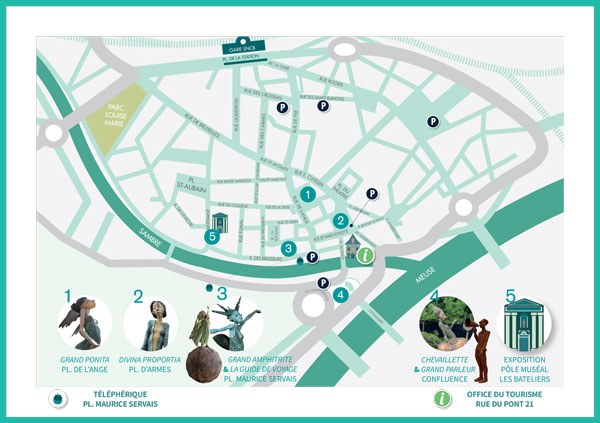 Sculptures dans la Ville - plan 2026