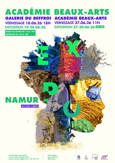 Affiche expo de fin d'année de l'académie des Beaux-Arts 2026