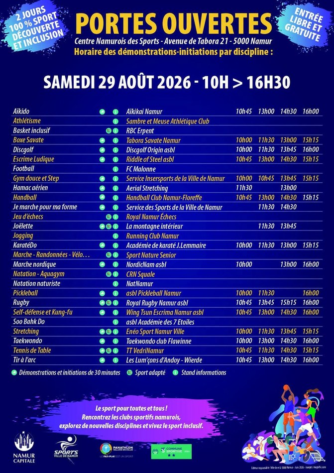Visuel du programme des portes ouvertes à Tabora