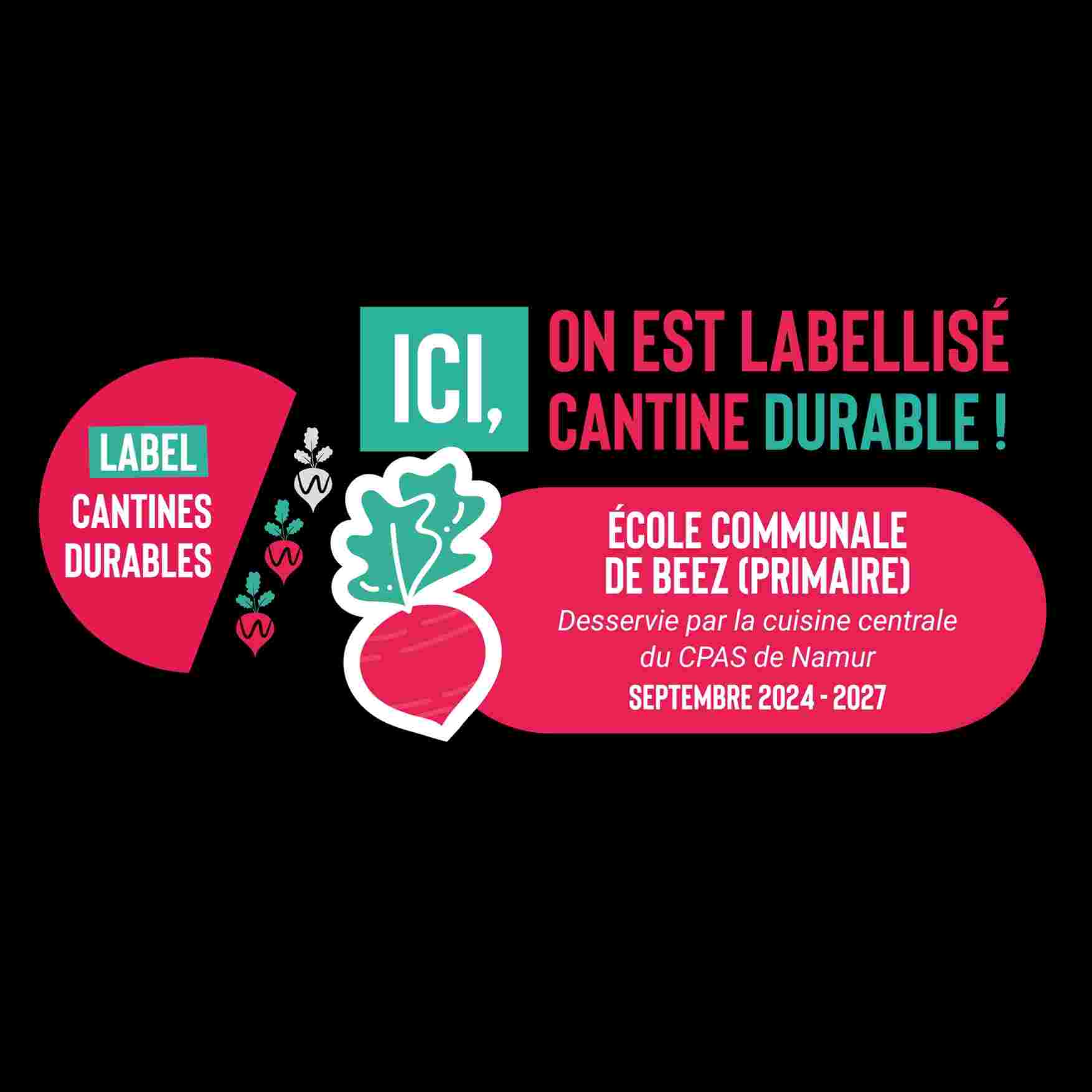 Beez - label cantine durable primaire
