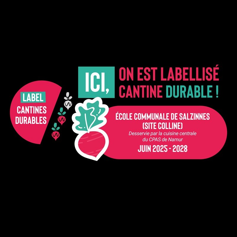 Salzinnes Colline - Label Cantine durable