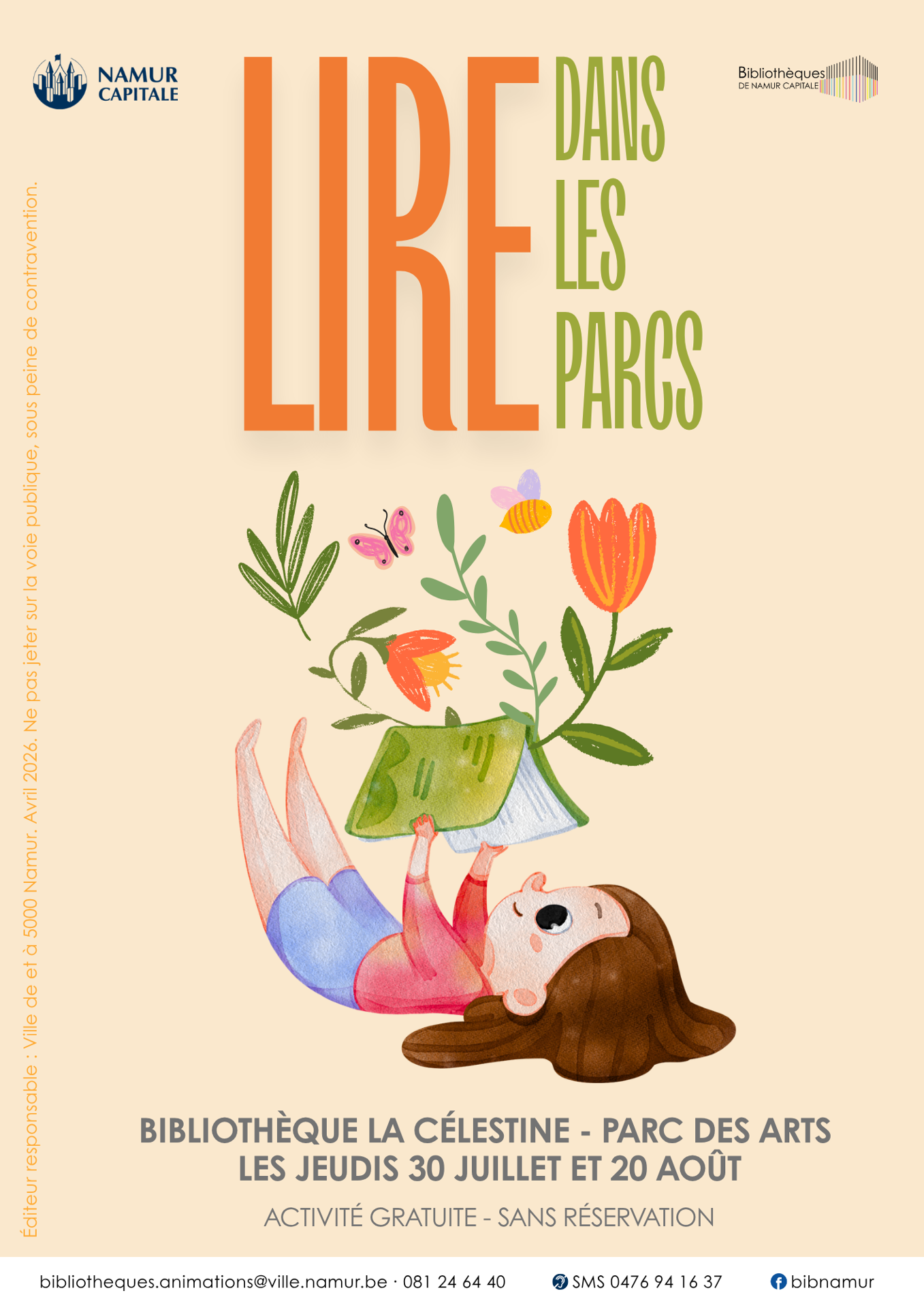 Lire dans les parcs