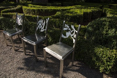  3 chaises de Michel Goulet au MAD 