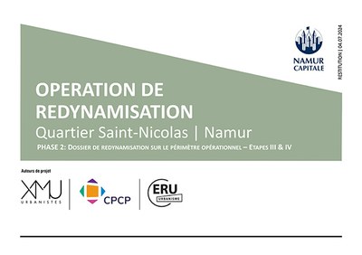Opération de redynamisation du Quartier Saint-Nicolas