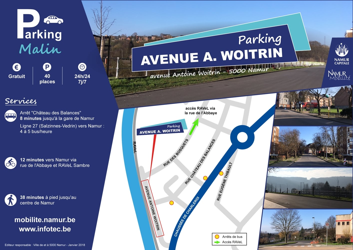 Parking Malin - avenue A. Woitrin